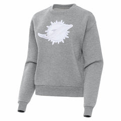 Miami Dolphins Antigua Women's Victory Pullover Sweatshirt Heather Gray