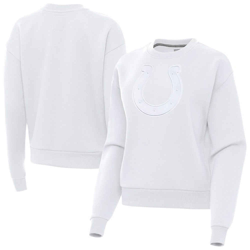 Indianapolis Colts Antigua Women's Victory Pullover Sweatshirt White