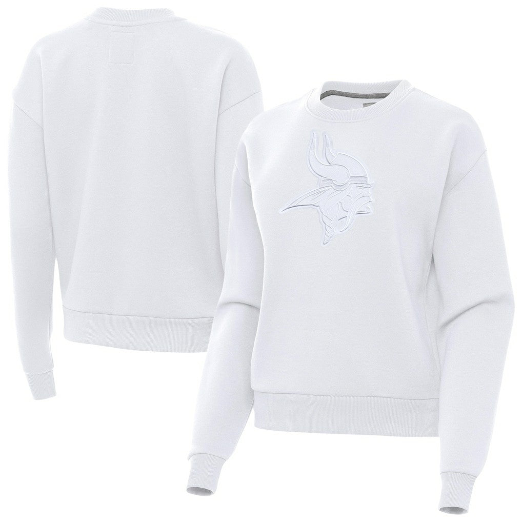 Minnesota Vikings Antigua Women's Victory Pullover Sweatshirt White