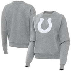 Indianapolis Colts Antigua Women's Victory Pullover Sweatshirt Heather Gray