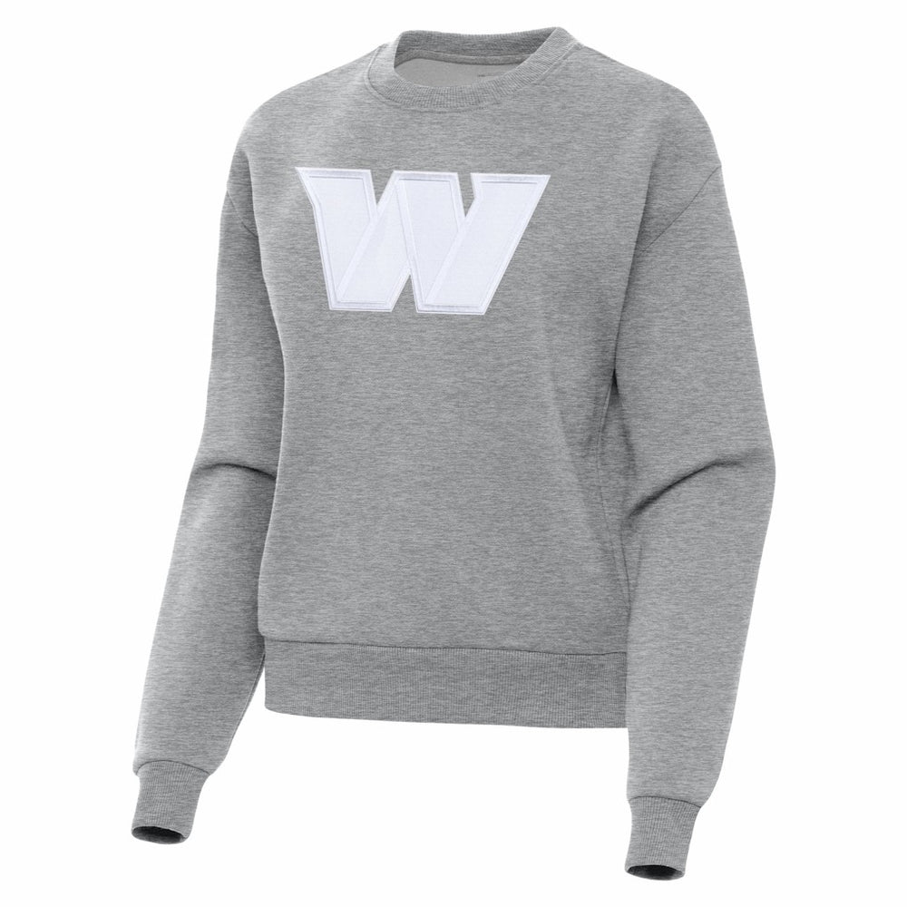 Washington Commanders Antigua Women's Victory Pullover Sweatshirt Heather Gray