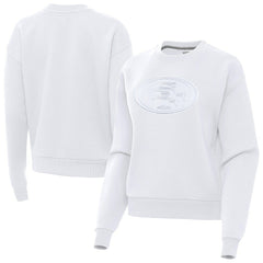 San Francisco 49ers Antigua Women's Victory Pullover Sweatshirt White