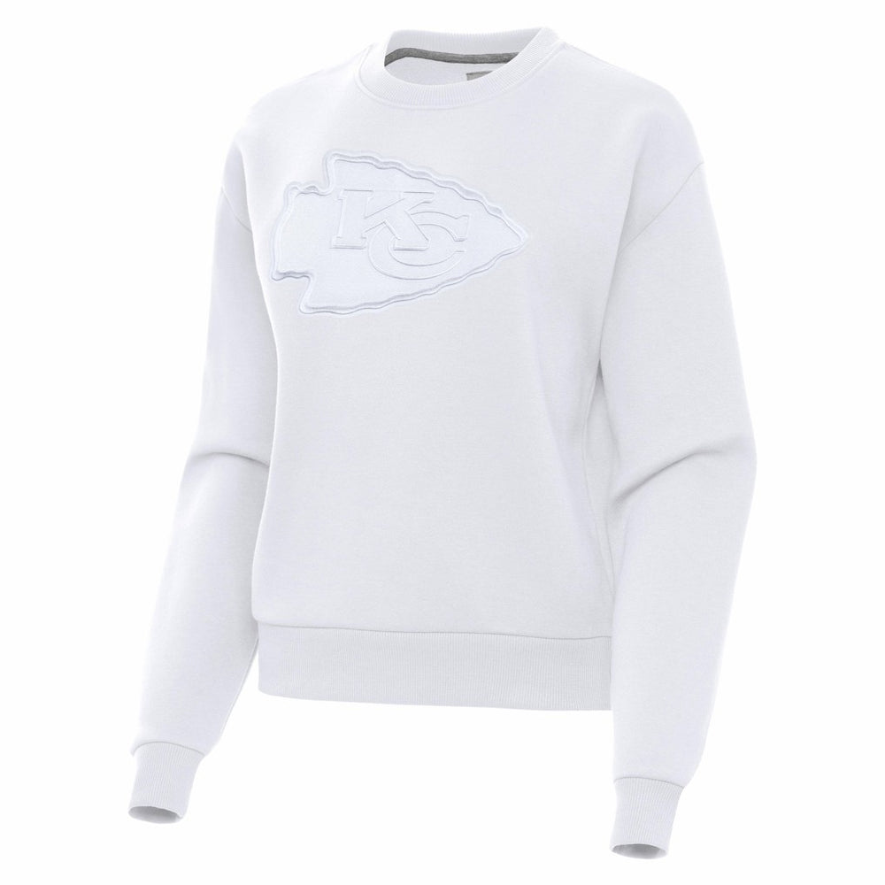 Kansas City Chiefs Antigua Women's Victory Pullover Sweatshirt White