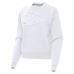 Kansas City Chiefs Antigua Women's Victory Pullover Sweatshirt White
