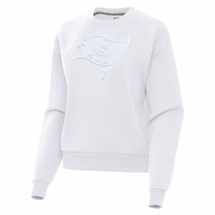 Tampa Bay Buccaneers Antigua Women's Victory Pullover Sweatshirt White