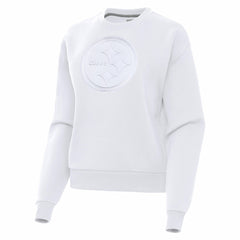 Pittsburgh Steelers Antigua Women's Victory Pullover Sweatshirt White