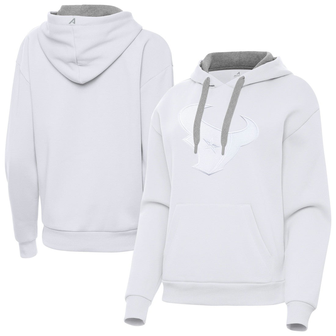 Houston Texans Antigua Women's Victory Pullover Hoodie White