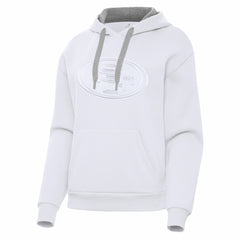 San Francisco 49ers Antigua Women's Victory Pullover Hoodie White