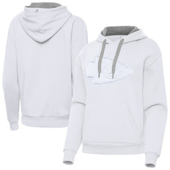 Kansas City Chiefs Antigua Women's Victory Pullover Hoodie White