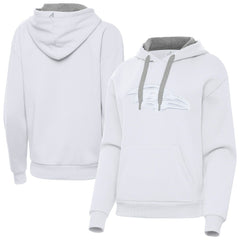 Baltimore Ravens Antigua Women's Victory Pullover Hoodie White