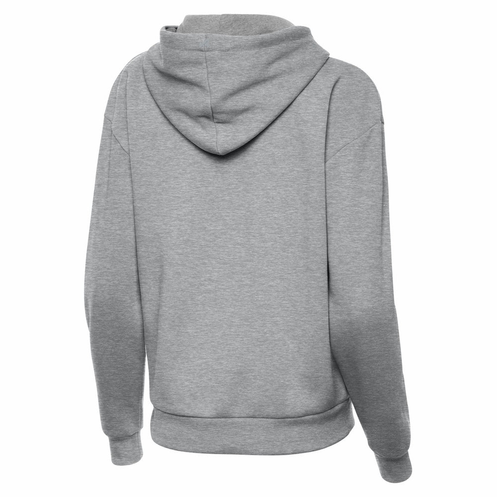 Cleveland Browns Antigua Women's Victory Pullover Hoodie Heather Gray
