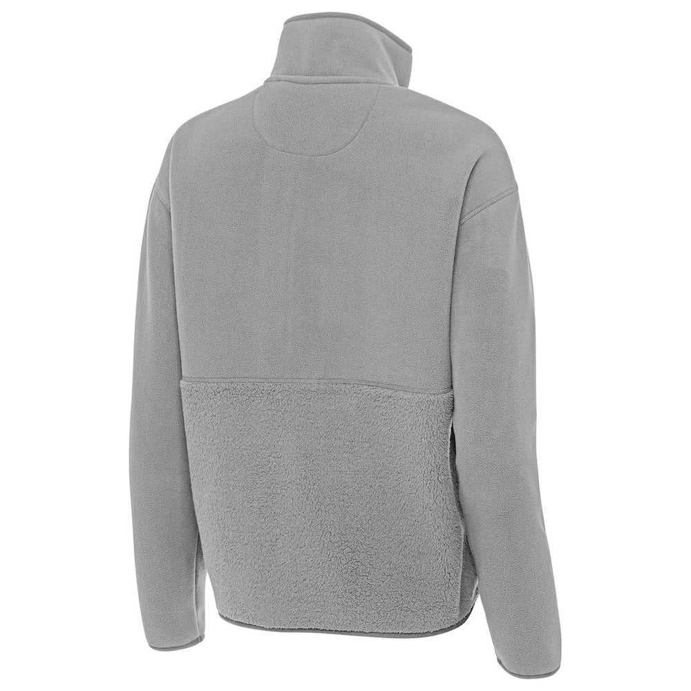 Seattle Seahawks Antigua Women's Figure Half-Zip Sweatshirt Gray