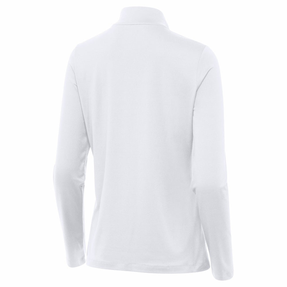 Indianapolis Colts Antigua Women's Reprocess Quarter-Zip Top White