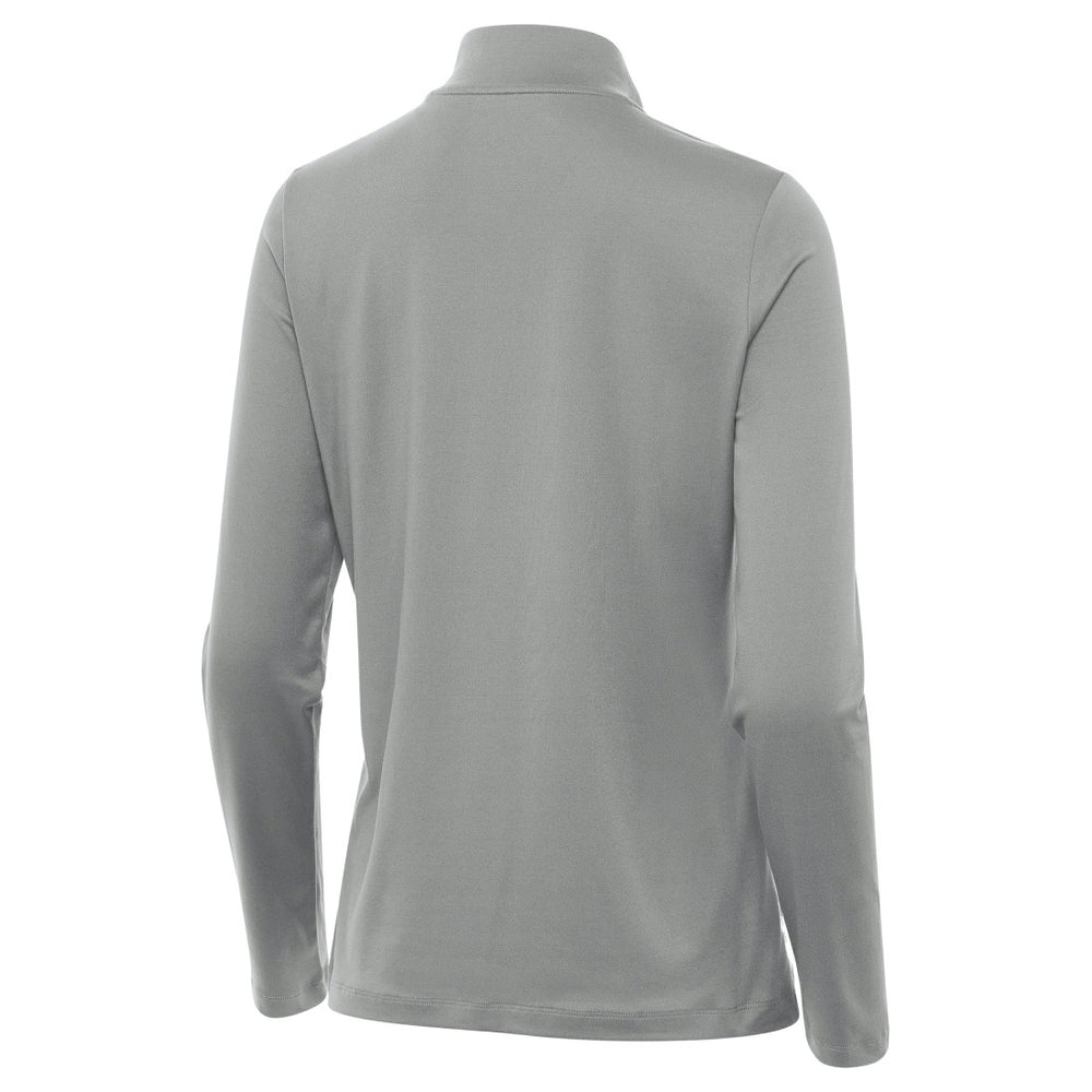 Houston Texans Antigua Women's Reprocess Quarter-Zip Top Gray