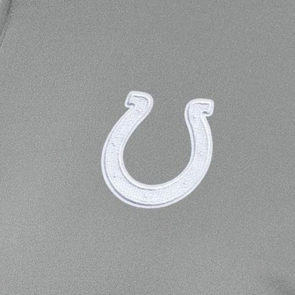 Indianapolis Colts Antigua Women's Reprocess Quarter-Zip Top Gray