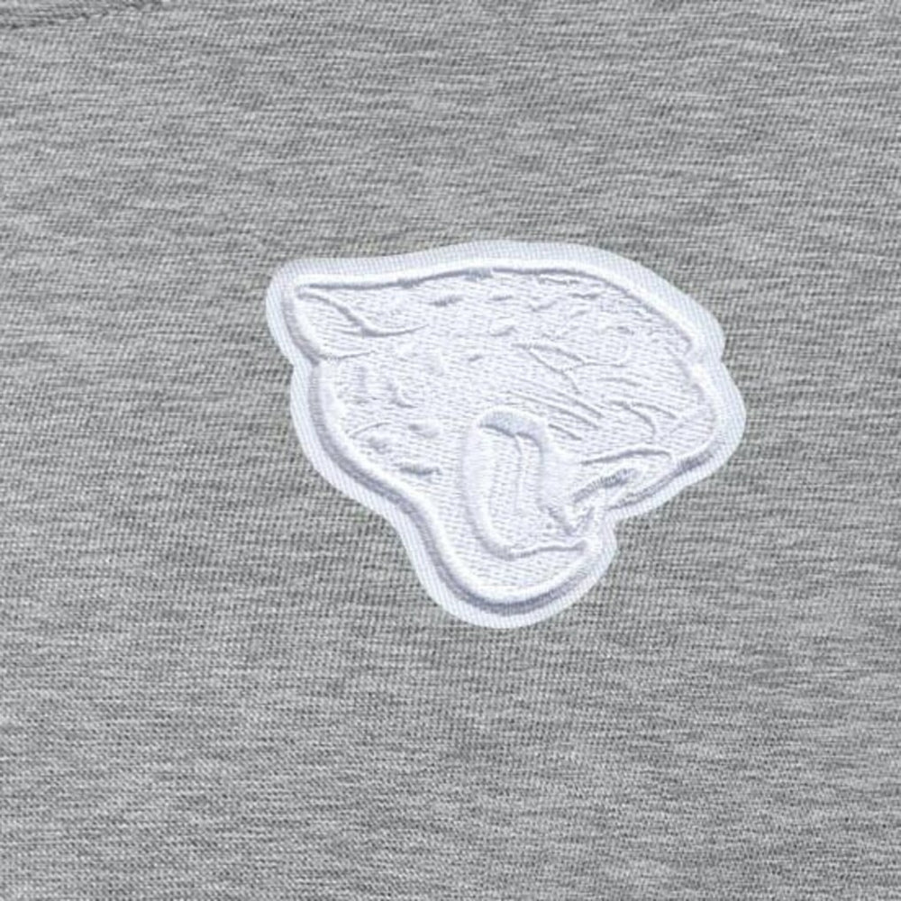 Jacksonville Jaguars Antigua Women's Victory Crew Pullover Sweatshirt Heather Gray
