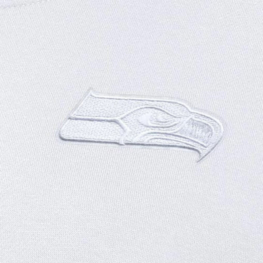 Seattle Seahawks Antigua Women's Victory Crew Pullover Sweatshirt White