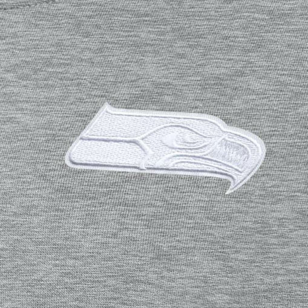 Seattle Seahawks Antigua Women's Victory Crew Pullover Sweatshirt Heather Gray