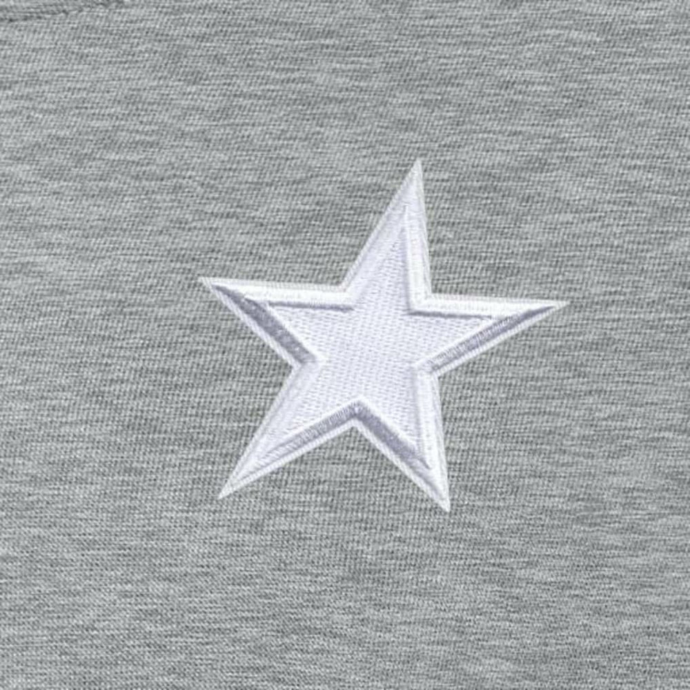 Dallas Cowboys Antigua Women's Victory Crew Pullover Sweatshirt Heather Gray