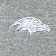 Baltimore Ravens Antigua Women's Victory Crew Pullover Sweatshirt Heather Gray