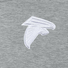Atlanta Falcons Antigua Women's Victory Crew Pullover Sweatshirt Heather Gray