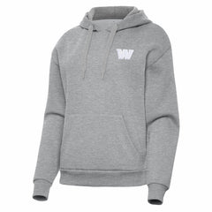 Washington Commanders Antigua Women's Victory Pullover Hoodie Heather Gray