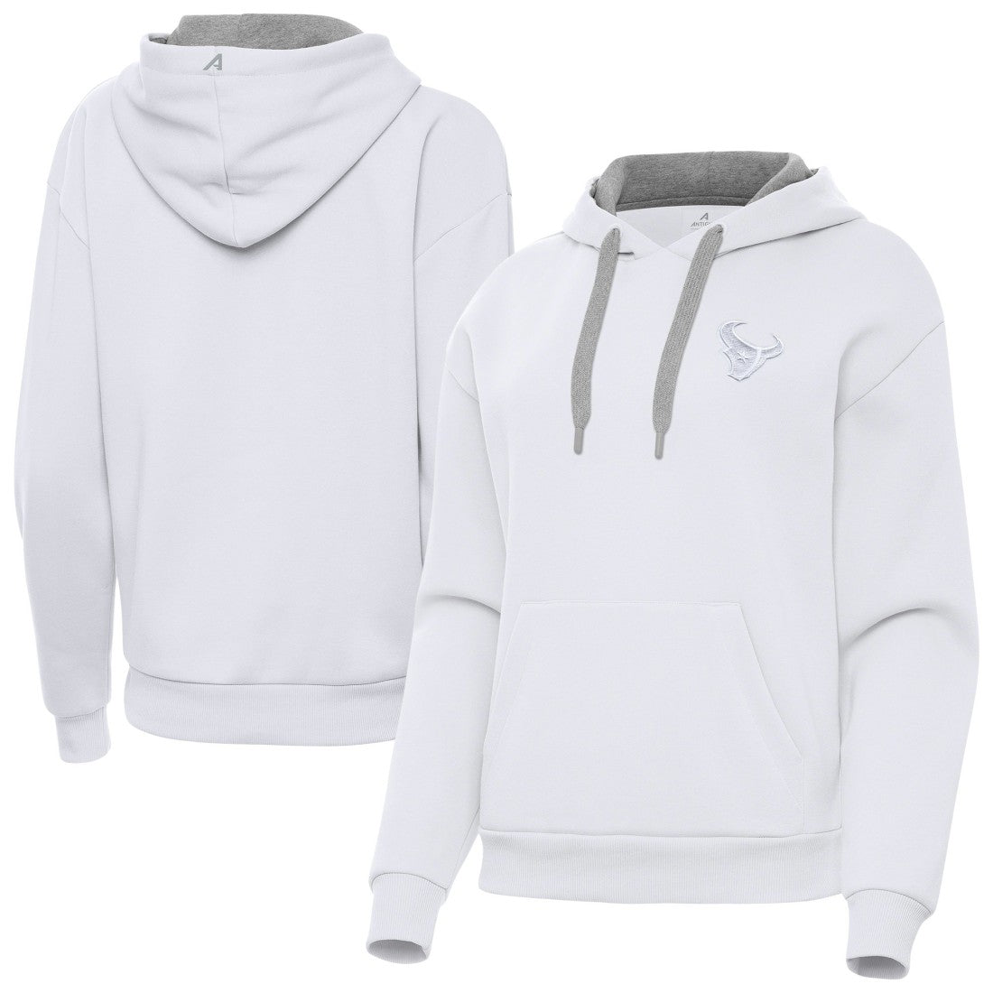 Houston Texans Antigua Women's Victory Pullover Hoodie White