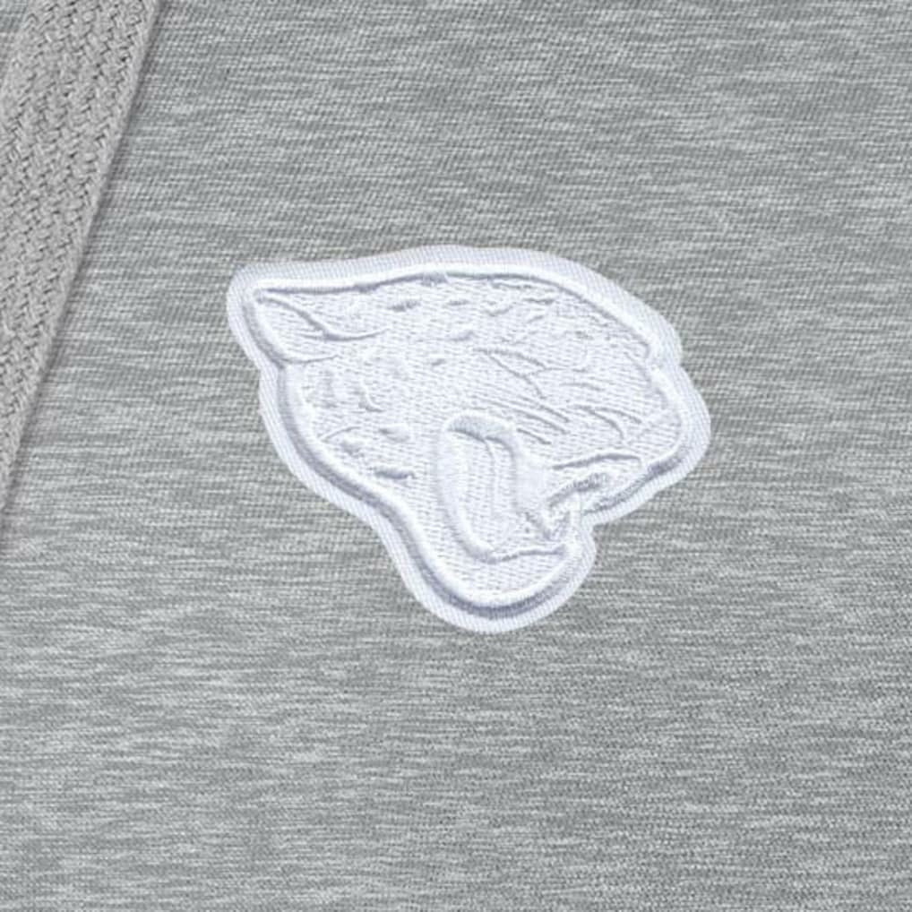 Jacksonville Jaguars Antigua Women's Victory Pullover Hoodie Heather Gray
