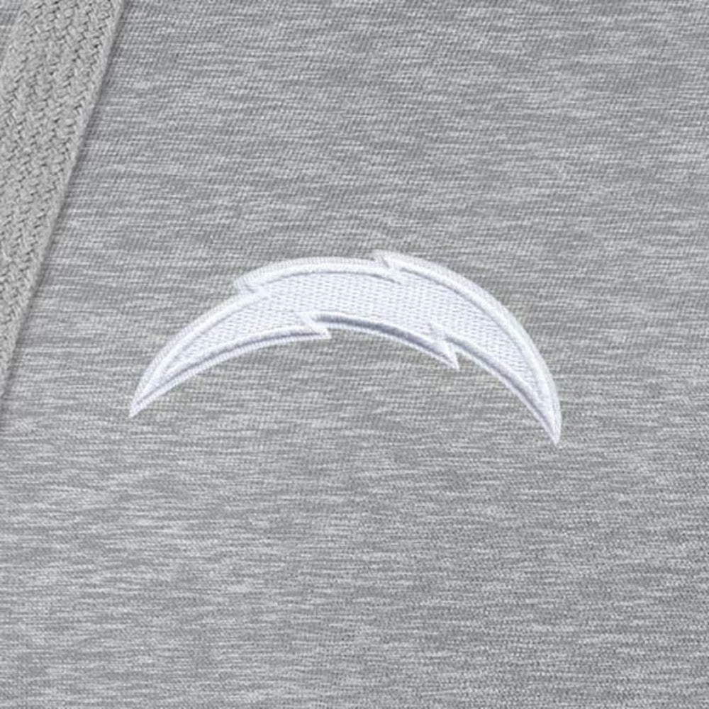 Los Angeles Chargers Antigua Women's Victory Pullover Hoodie Heather Gray