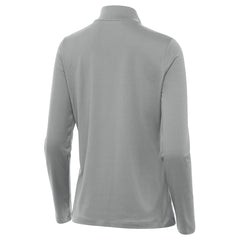 Kansas City Chiefs Antigua Women's Reprocess Quarter-Zip Top Gray