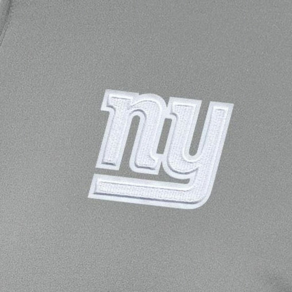 New York Giants Antigua Women's Reprocess Quarter-Zip Top Gray