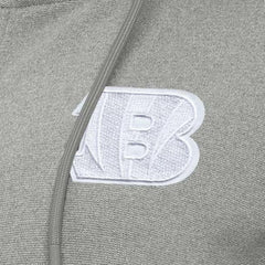 Cincinnati Bengals Antigua Women's Seeker Full-Zip Hoodie Jacket Heather Gray