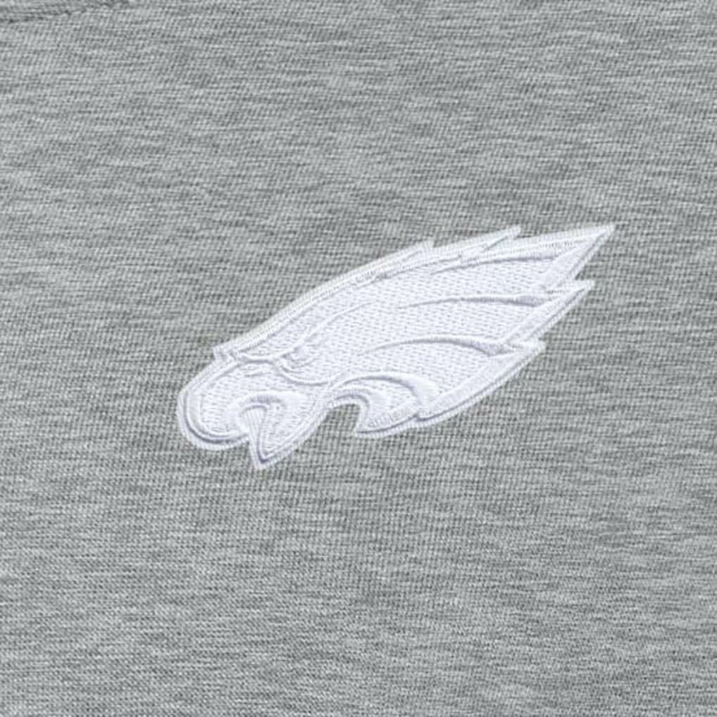 Philadelphia Eagles Antigua Women's Victory Crew Pullover Sweatshirt Heather Gray