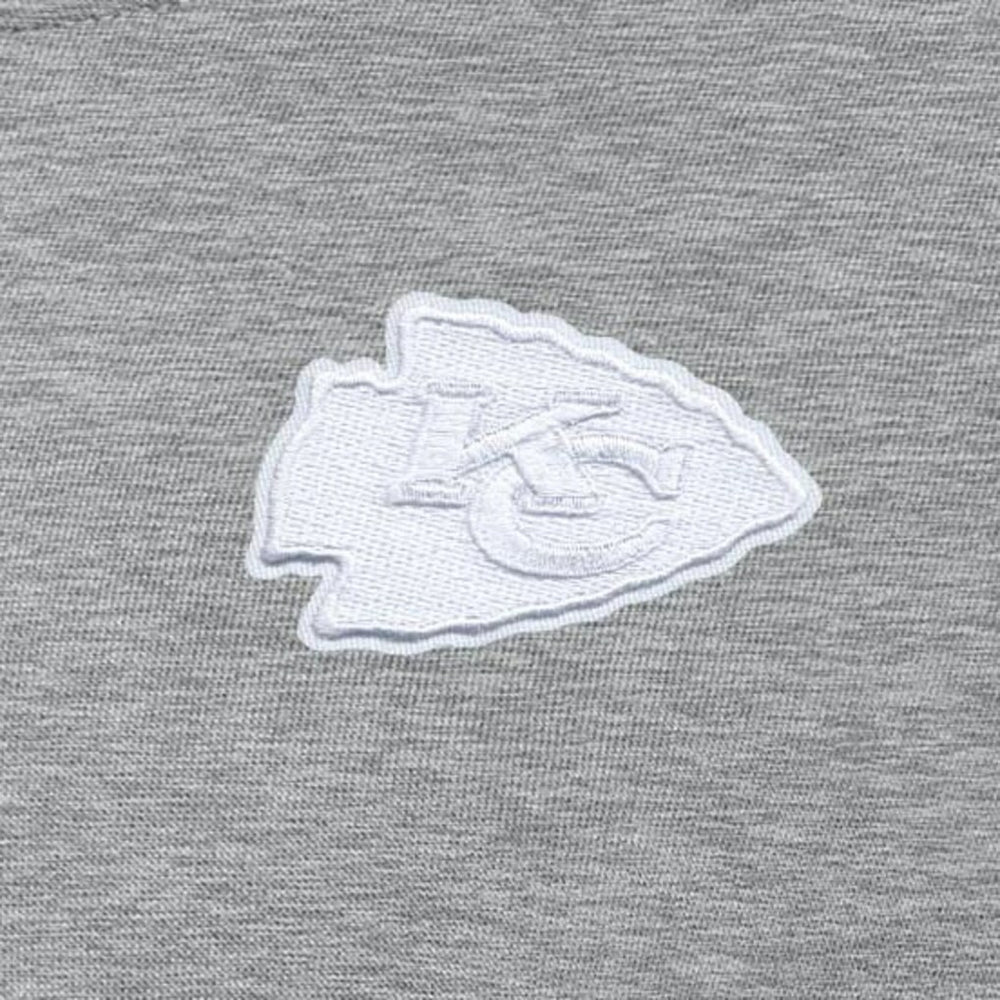 Kansas City Chiefs Antigua Women's Victory Crew Pullover Sweatshirt Heather Gray