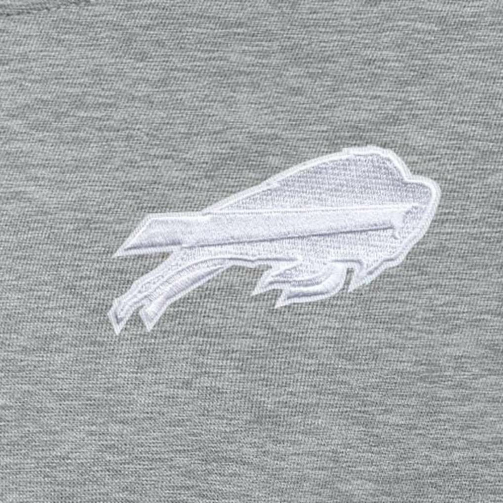 Buffalo Bills Antigua Women's Victory Crew Pullover Sweatshirt Heather Gray