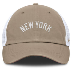 New York Yankees Nike Unisex Mother's Day Club Trucker Adjustable Hat - Khaki/White - Nike Online