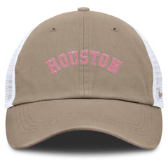 Houston Astros Nike Unisex Mother's Day Club Trucker Adjustable Hat - Khaki/White - Nike Sale