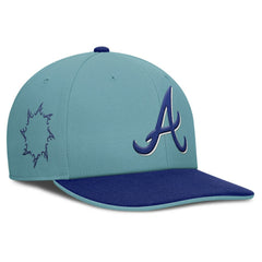 Atlanta Braves Nike Father's Day Pro Performance Snapback Hat - Turquoise - Nike Lifestyle