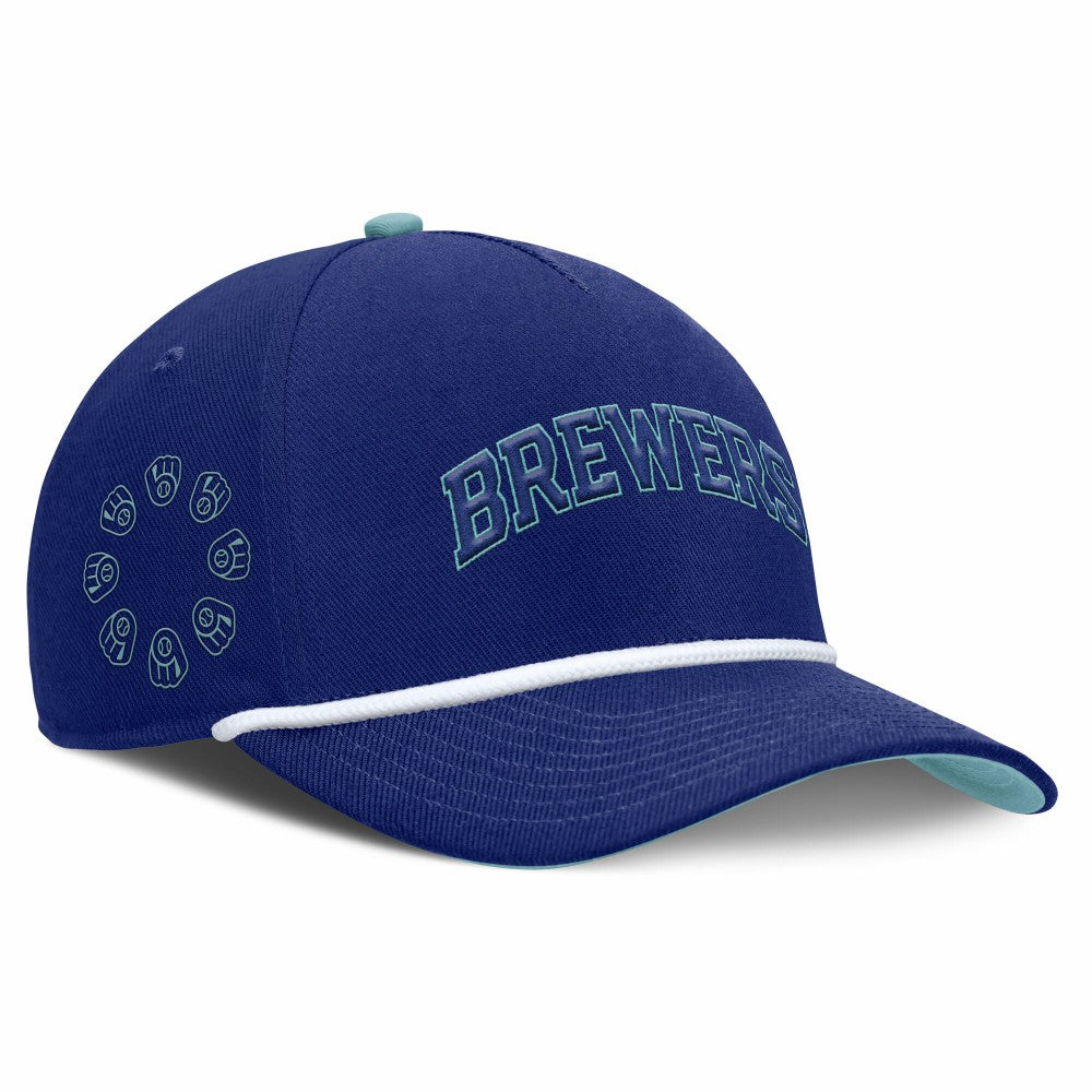 Milwaukee Brewers Nike Father's Day Rise Adjustable Hat - Royal - Nike Lifestyle