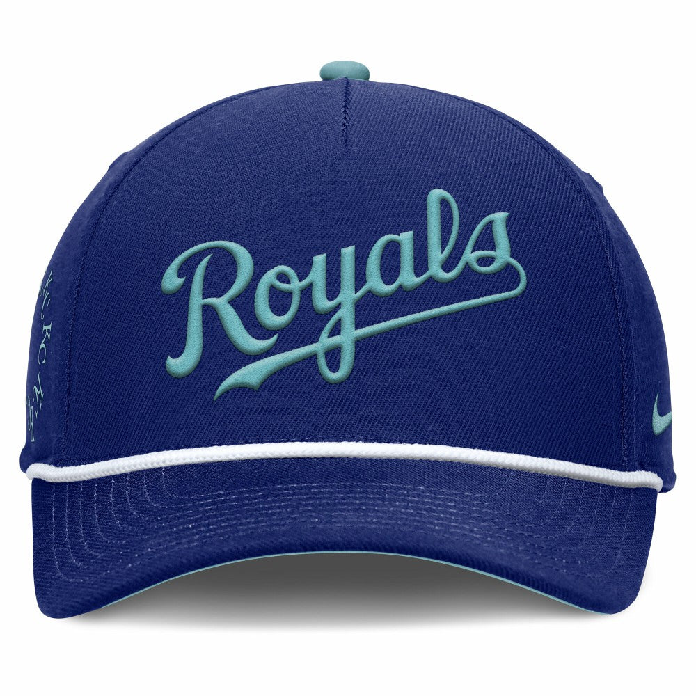 Kansas City Royals Nike Father's Day Rise Adjustable Hat - Royal - Nike Lifestyle
