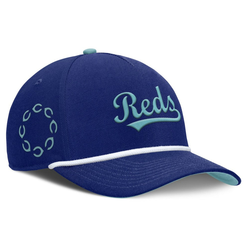 Cincinnati Reds Nike Father's Day Rise Adjustable Hat - Royal - Nike Discount