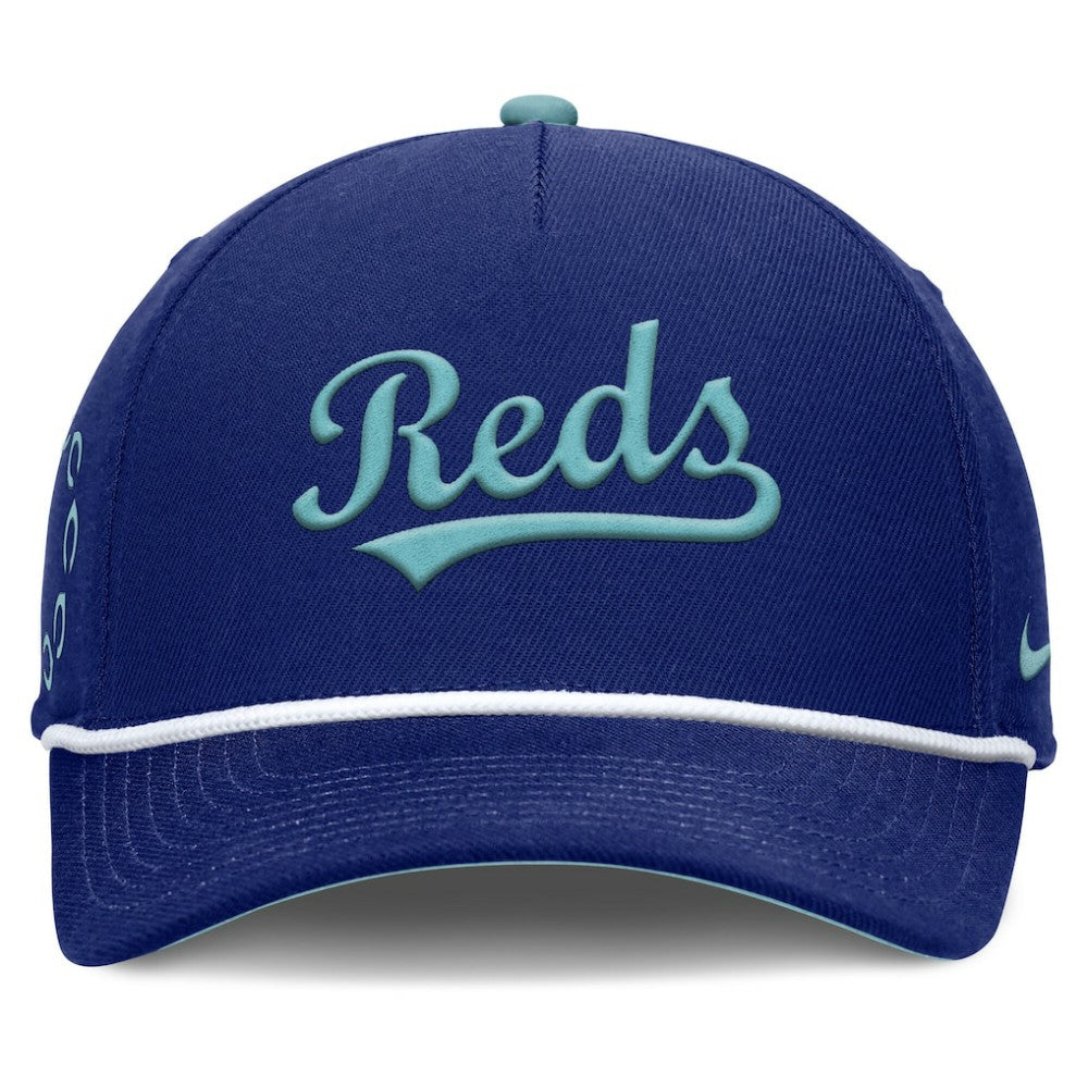 Cincinnati Reds Nike Father's Day Rise Adjustable Hat - Royal - Nike Discount