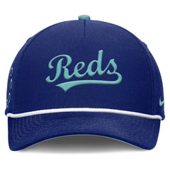 Cincinnati Reds Nike Father's Day Rise Adjustable Hat - Royal - Nike Discount