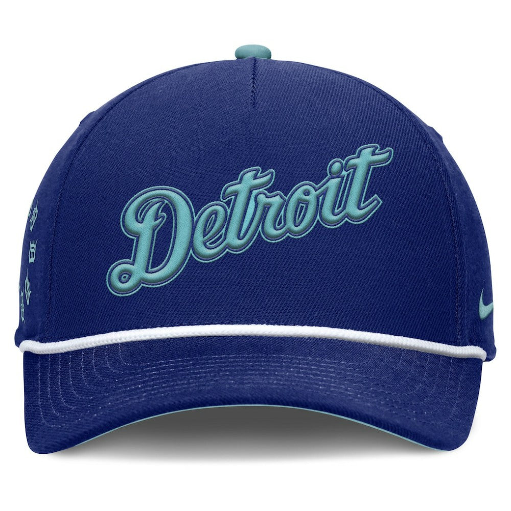 Detroit Tigers Nike Father's Day Rise Adjustable Hat - Royal - Nike Discount
