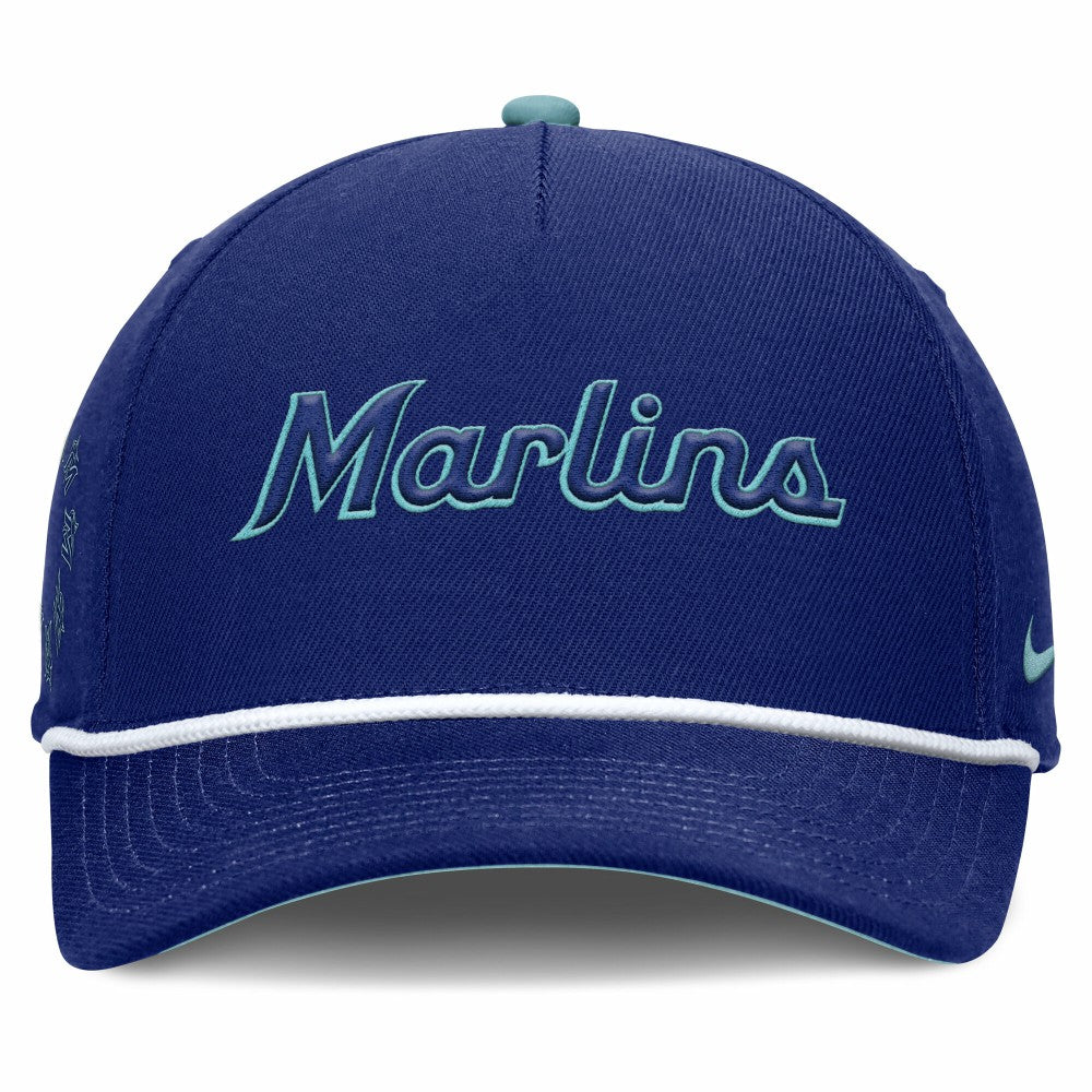 Miami Marlins Nike Father's Day Rise Adjustable Hat - Royal - Nike Lifestyle