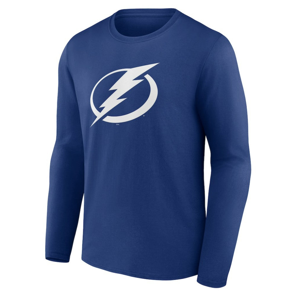 Tampa Bay Lightning Blue Primary Logo Long Sleeve T-Shirt - NHL 202391397
