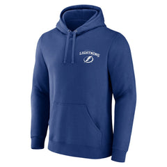 Tampa Bay Lightning Blue Team Lockup Pullover Hoodie - NHL 202391403