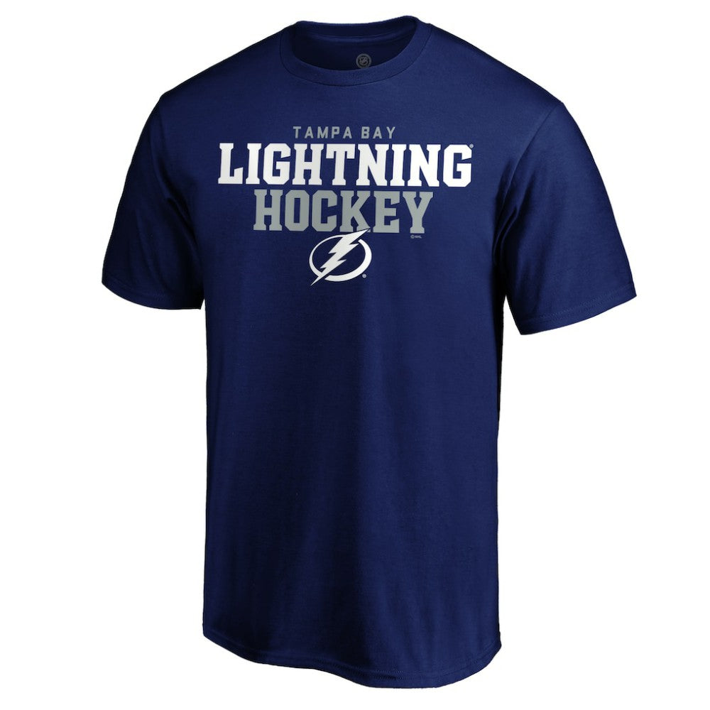 Tampa Bay Lightning Navy Double Stack T-Shirt - NHL 202391419