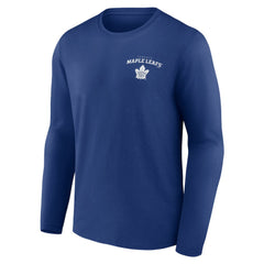Toronto Maple Leafs Blue Team Lockup Long Sleeve T-Shirt - NHL 202391429