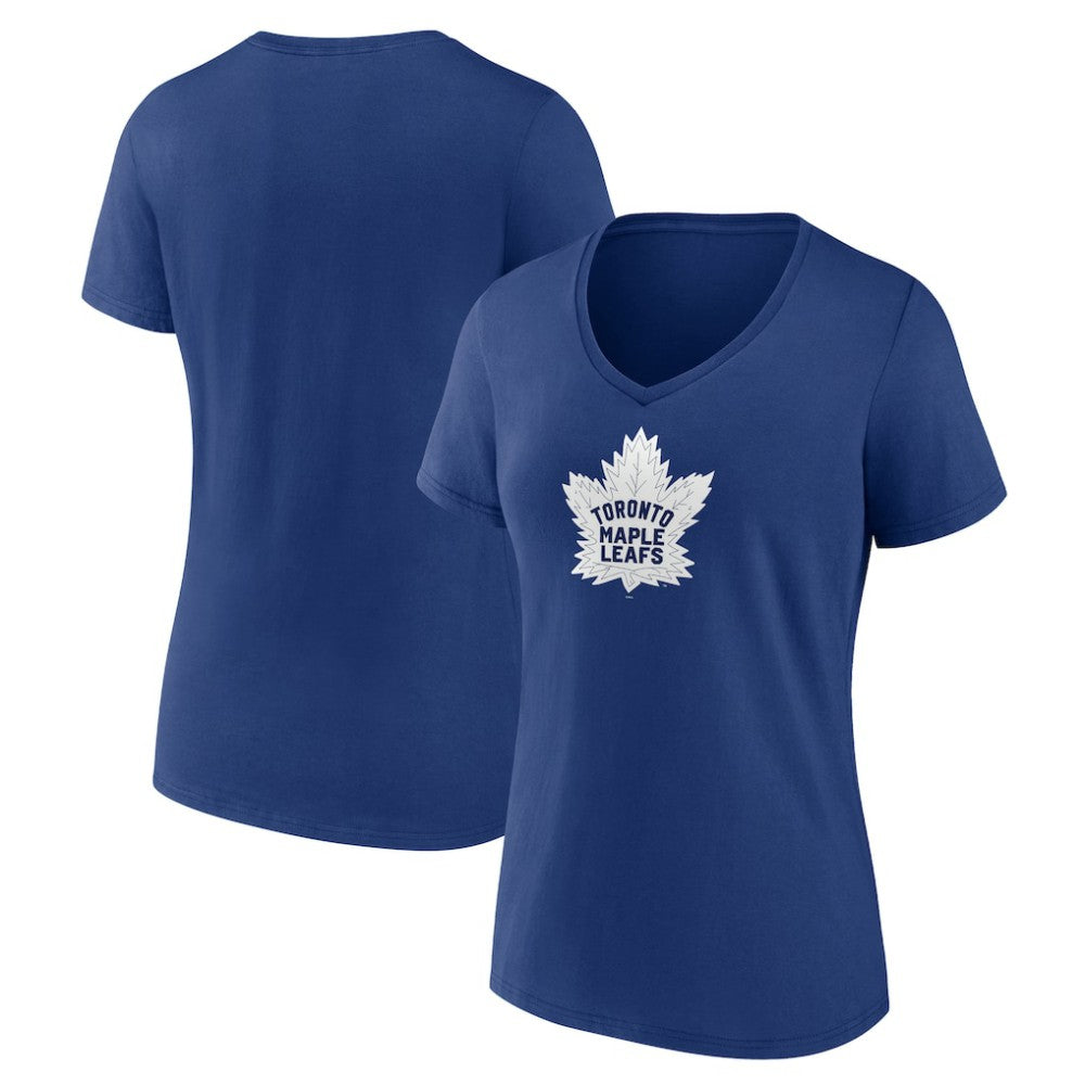 Toronto Maple Leafs Women's Primary Logo T-Shirt - Blue - NHL 202391453